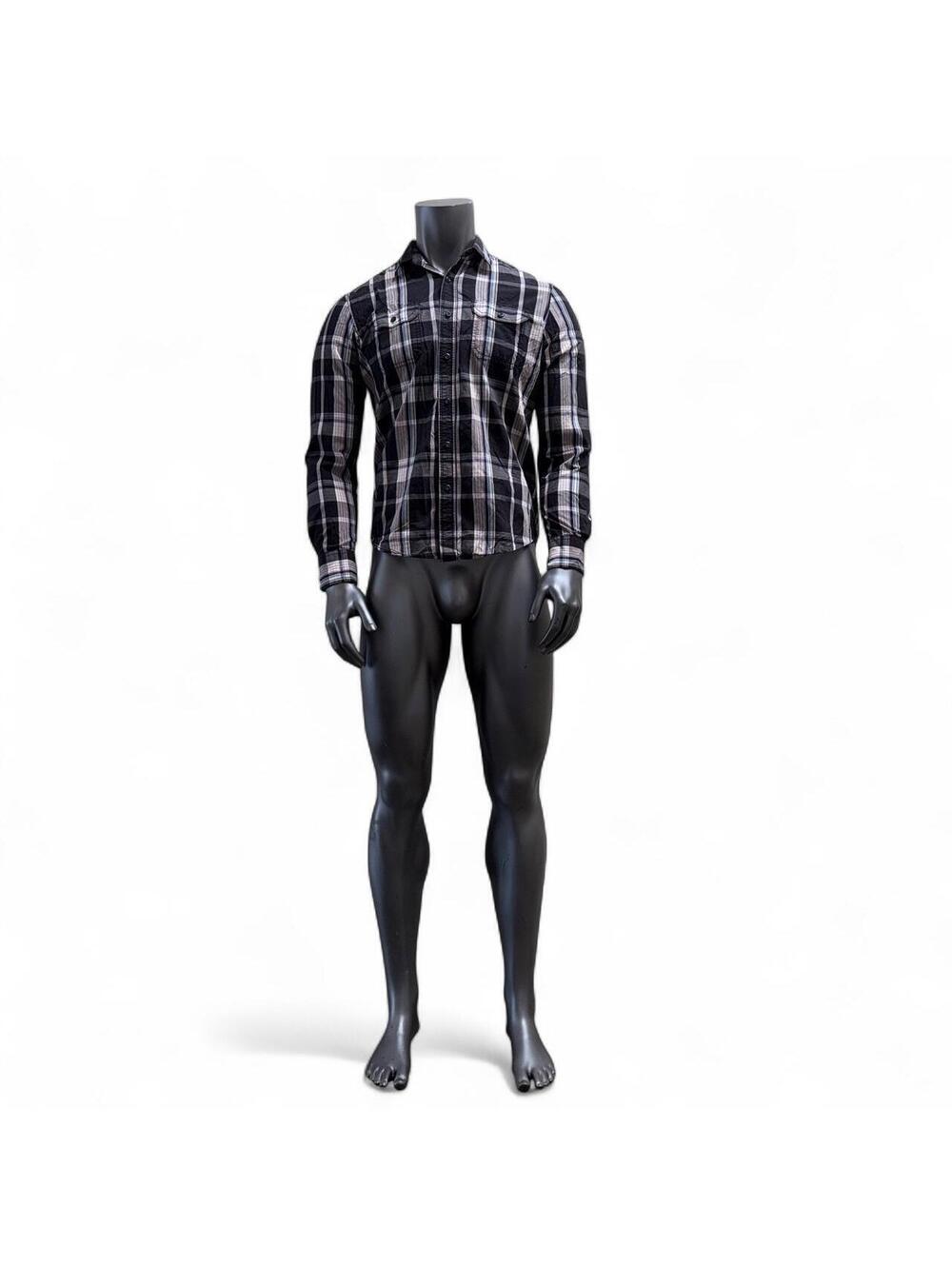 American Rag Cie Plaid Long Sleeve Button-Up Shirt